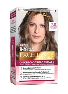 Coloração Imédia Excellence Louro Cinza Natural 7.11