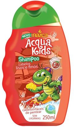 Shampoo Infantil Acqua Kids 250 ml Cabelos Lisos e Finos