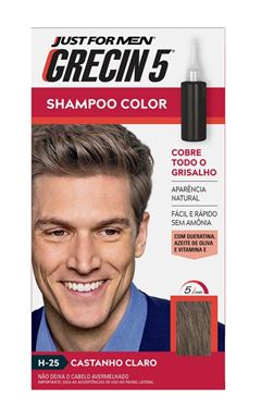 Shampoo Color Grecin 5 Castanho Claro