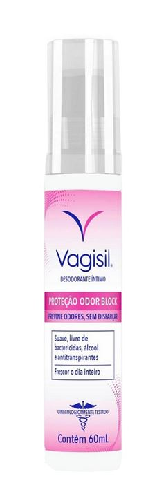 Desodorante Íntimo Vagisil 60 ml Proteção Odor Block