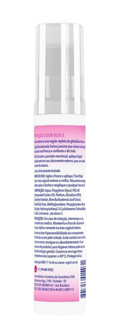 Desodorante Íntimo Vagisil 60 ml Proteção Odor Block