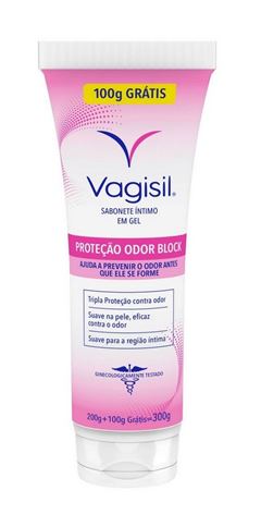 Sabonete Íntimo Gel Vagisil 300 gr Proteção Odor Block