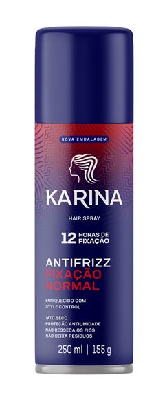 Hair Spray Karina 250 ml Fixação Normal