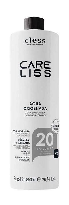 Água Oxigenada Cless Care Liss 850 ml 20 Volumes