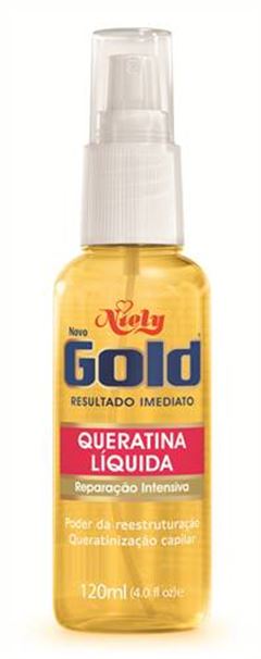 Queratina Líquido Niely Gold 120 ml Reconstrução Potente