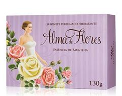 Sabonete Alma de Flores 130 gr Essencia de Baunilha