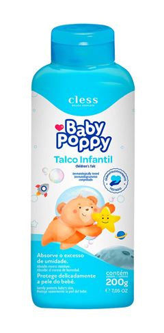 Talco Infantil Baby Poppy 200 gr