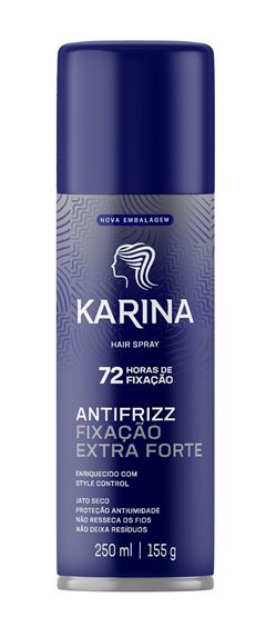 Hair Spray Karina 250 ml Fixação Extra Forte