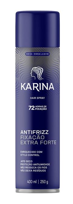 Hair Spray Karina 400 ml Fixação Extra Forte