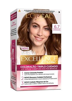 Coloração Imédia Excellence Chocolate 6.7