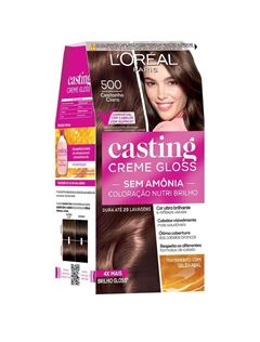 Tonalizante L oréal Paris Casting Creme Gloss Castanho Claro 500