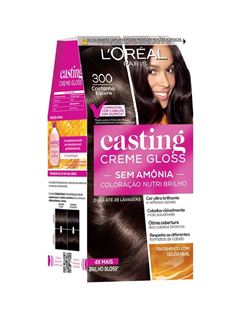 Tonalizante L oréal Paris Casting Creme Gloss Castanho Escuro 300