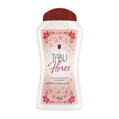 Talco Desodorante Tabu 100 gr Flores 