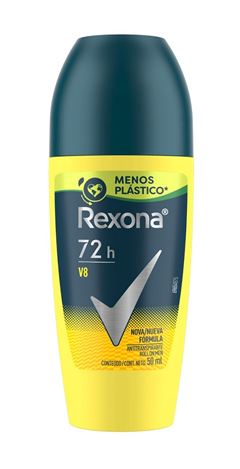 Desodorante Roll On Antitranspirante Rexona Men 50 ml V8