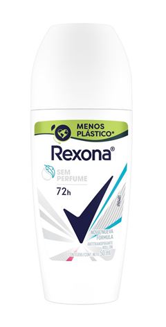 Desodorante Roll On Antitranspirante Rexona 50 ml Sem Perfume