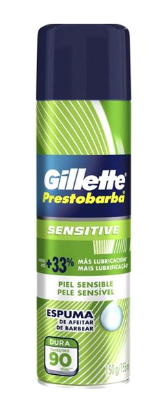 Espuma de Barbear Gillette Prestobarba 150 gr Sensitive