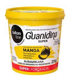 Kit Salon Line Guanidina Manga 218 gr Super Grossos ou Resistente