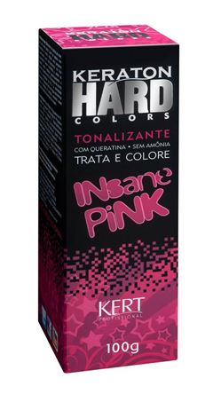 Tonalizante Keraton Hard Color 100 gr Insane Pink