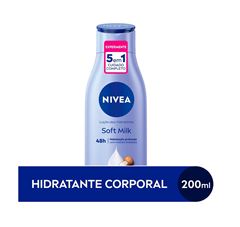 Loção Hidratante Nivea 200 ml Soft Milk