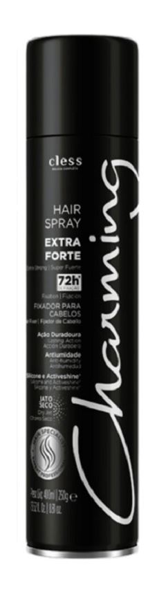 Hair Spray Cless Charming 400 ml Fixação Extra Forte
