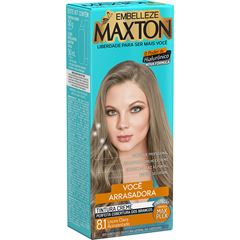 Coloração Maxton Kit Prático Louro Claro Acinzentado 8.1