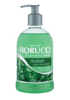 Sabonete Liquido Fiorucci 500 ml Hortelã com Erva Doce
