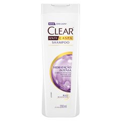 Shampoo Anticaspa Clear Women 200 ml Hidratação Intensa