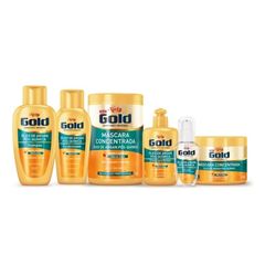 Kit Shampoo 275 ml + Condicionador 175 ml Niely Gold Pós-Química Poderoso