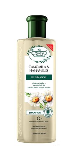 Shampoo Flores & Vegetais 310 ml Camomila & Hamamélis