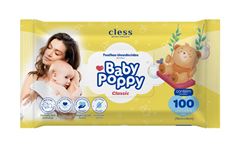 Toalhas Umedecidas Baby Poppy 100 unidades