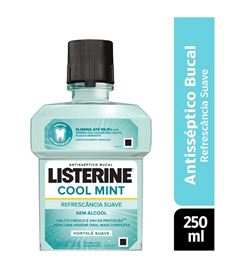 Antisséptico Bucal Listerine 250 ml Cool Mint Sem Álcool 