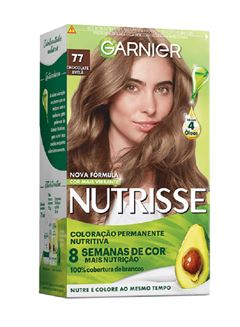 Coloração Garnier Nutrisse Creme Chocolate Avelã 77