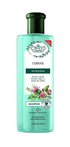 Shampoo Flores & Vegetais 310 ml 7 Ervas