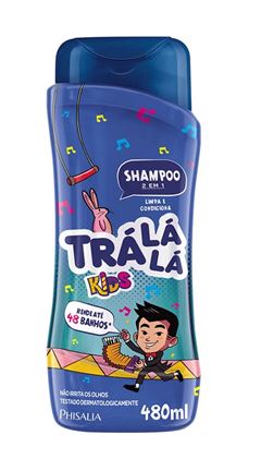 Shampoo Trá Lá Lá Kids 480 ml 2 EM 1