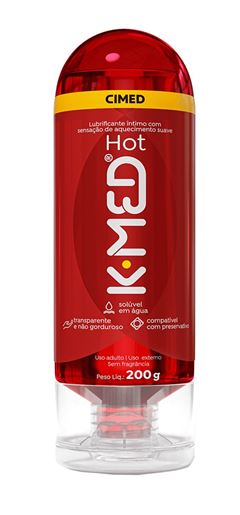 Gel Lubrificante Íntimo K-Med 200 gr Hot