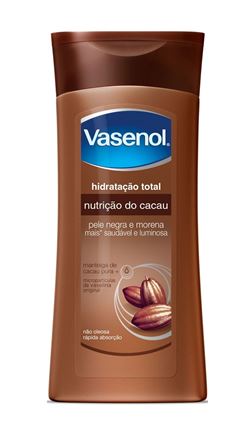 Loc?o Hidratante Vasenol Hidratac?o 200 ml Total Nutric?o do Cacau