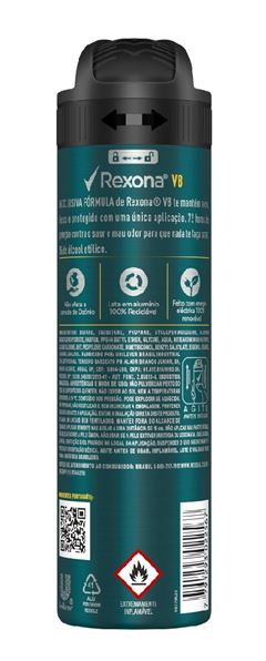 Desodorante Aerosol Antitranspirante Rexona Men 150 ml V8