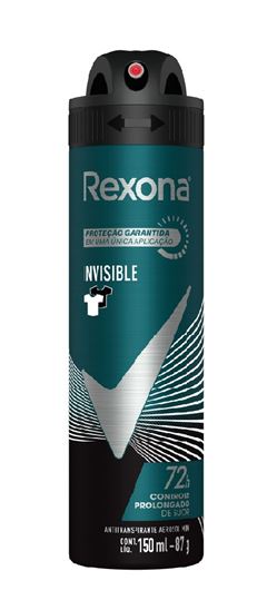 Desodorante Aerosol Rexona Men Masculino 90 gr Invisible