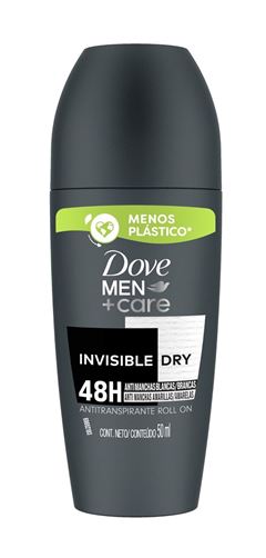 Desodorante Roll On Antitranspirante Dove Men+Care 50 ml Invisible Dry
