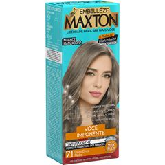 Coloração Maxton Kit Prático Louro Cinza Médio 7.1