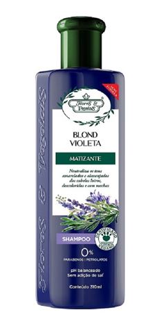 Shampoo Flores & Vegerais 310 ml Blond Violeta