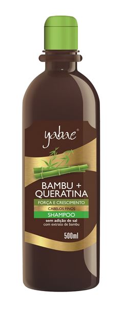 Shampoo Yabae 500 ml Bambu + Queratina