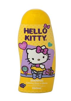 Shampoo Hello Kitty 260 ml Cabelos Finos e Claros 