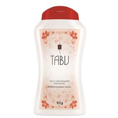 Talco Desodorante Tabu 100 gr Perfumado 