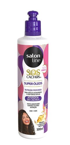 Ativador de Cachos Salon Line S.O.S Cachos 300 ml Super Óleos