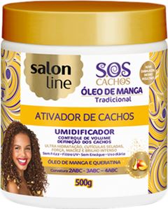 Ativador de Cachos Salon Line S.O.S Cachos 500 gr Óleo de Manga