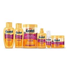 Kit Shampoo 275 ml + Condicionador 175 ml Niely Gold Nutrição Mágica