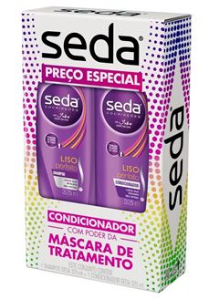 Kit Seda Shampoo + Condicionador 325 ml Liso Perfeito 