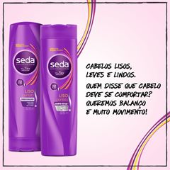 Kit Seda Shampoo + Condicionador 325 ml Liso Perfeito 