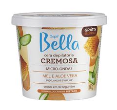 Cera Cremosa Depil Bella Micro-Ondas 100 gr Mel e Aloe Vera